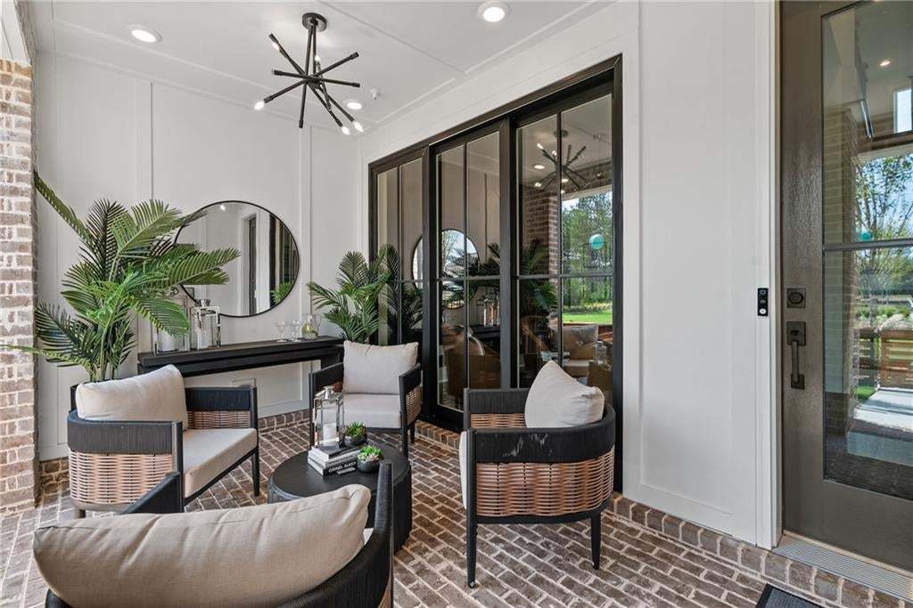 Front Entry Patio with private Front Yard not the actual unit or building