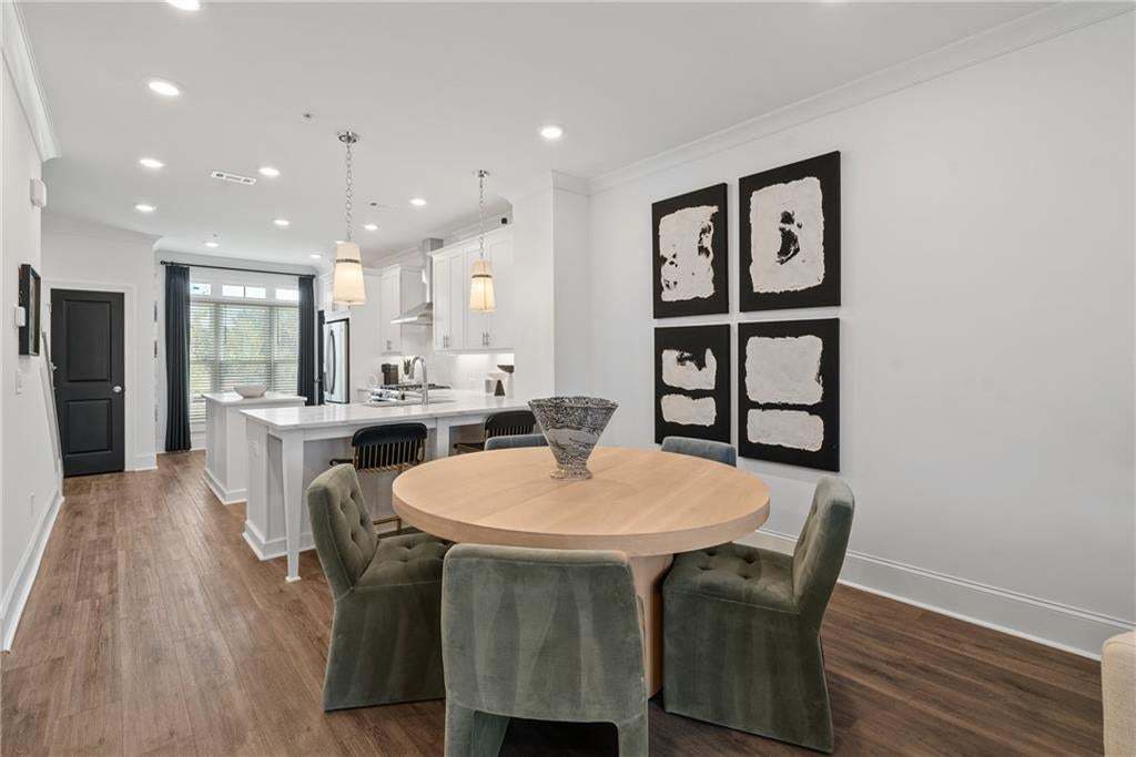 Open Concept  Dining and Living Room not the actual unit or building