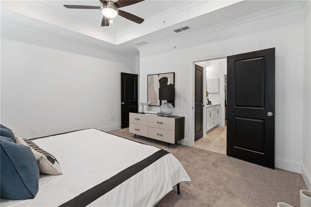 Owner's Bedroom with a King bed size not the actual unit or building