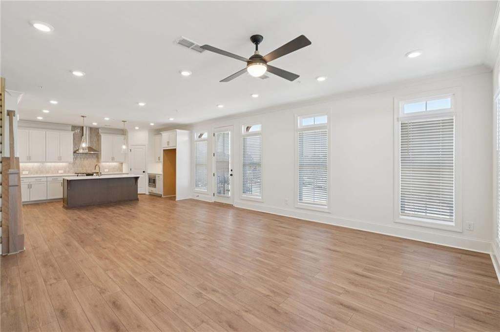 Step out onto you Juliette Balcony off the kitchen/dining area.