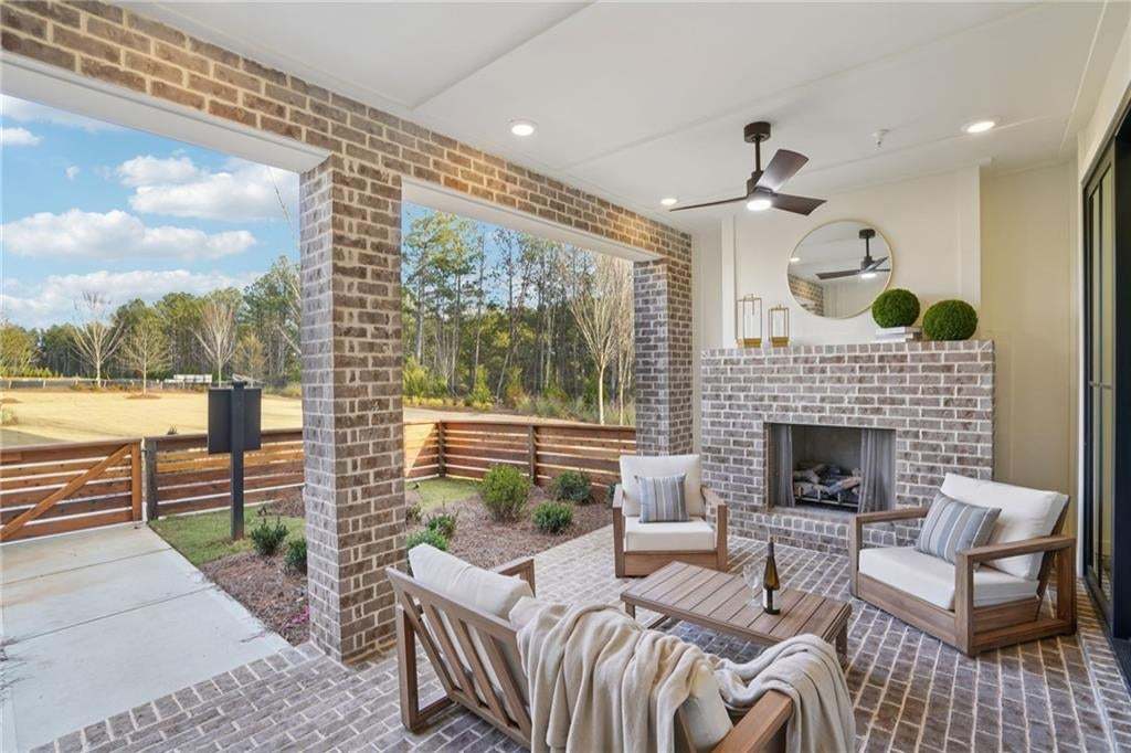 Relaxation with a view , main entry terrace . Not the actual building or unit