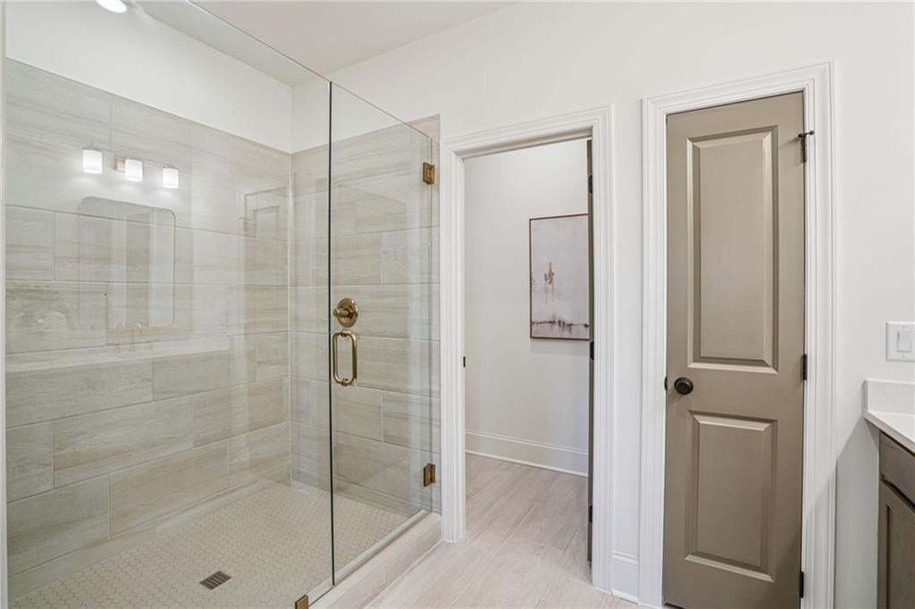 Frameless Walking Shower not the actual unit or building