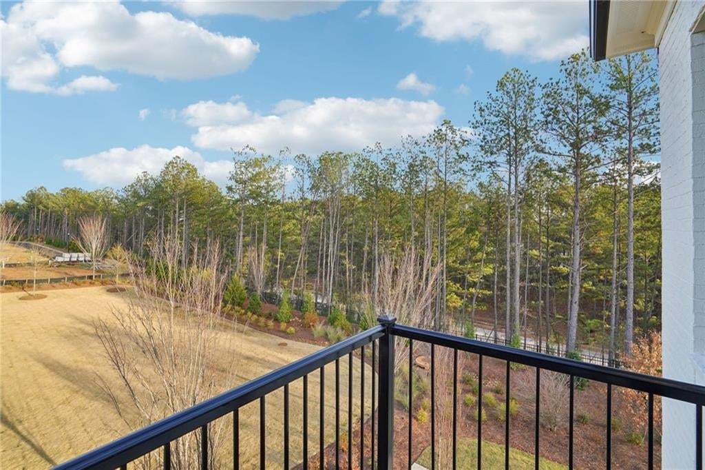 View over the green common area ,from the Owner's Bedroom ,  not the actual unit or building