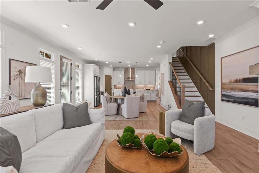 Great space for friends and family to gather. *Photos are not the actual unit. Decorated model home photos used.