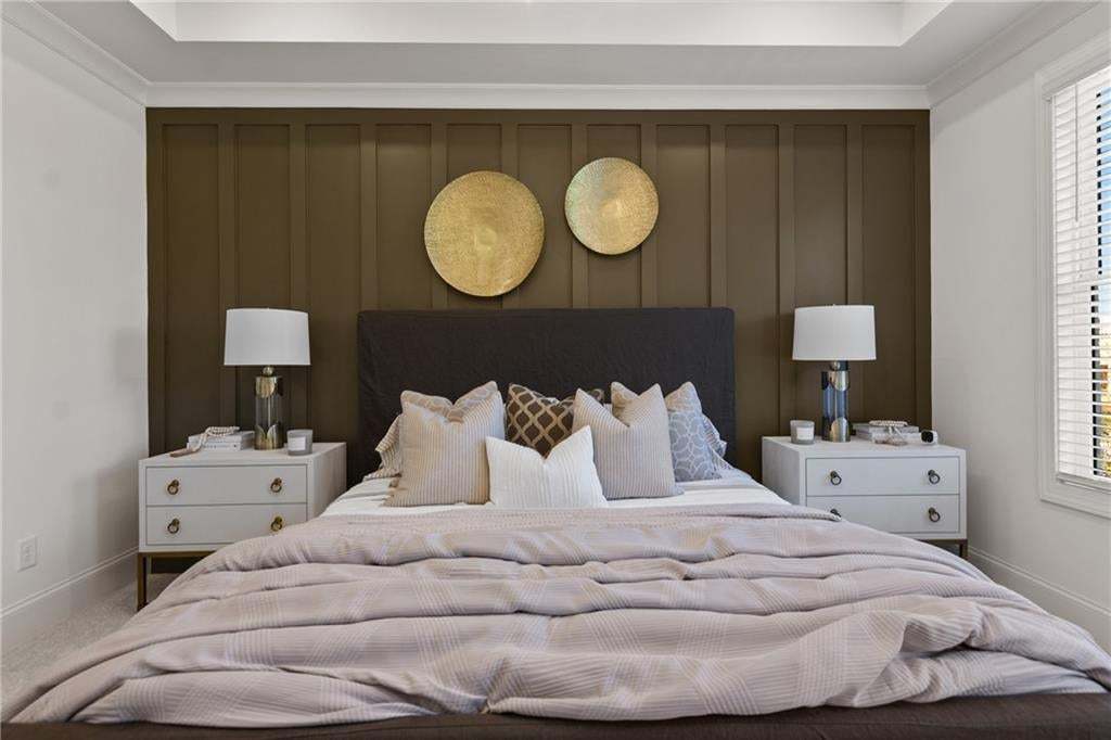 Owner suite has plenty of space to accommodate a king size bed. *Photos are not the actual unit. Decorated model home photos used.