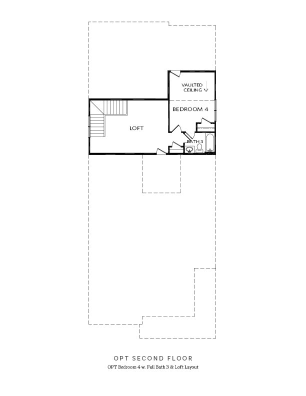 OPT 2nd Floor - Bed/Bath Layout