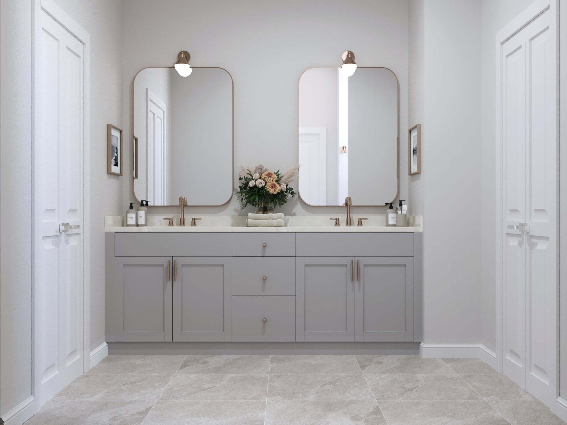 Aldridge - Interior Rendering - Owner's Bathroom
