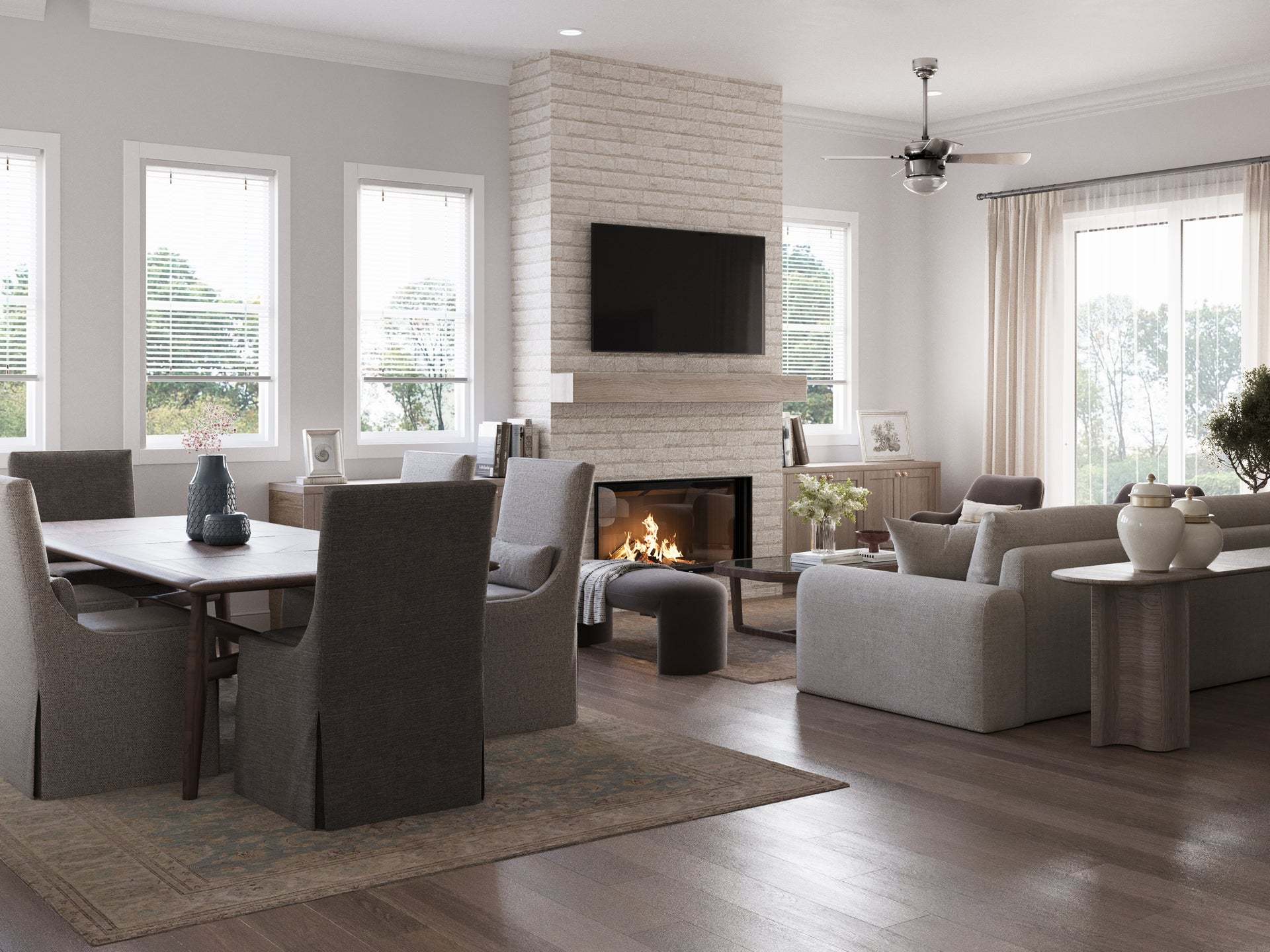 Braydon - Interior Rendering - Living Area