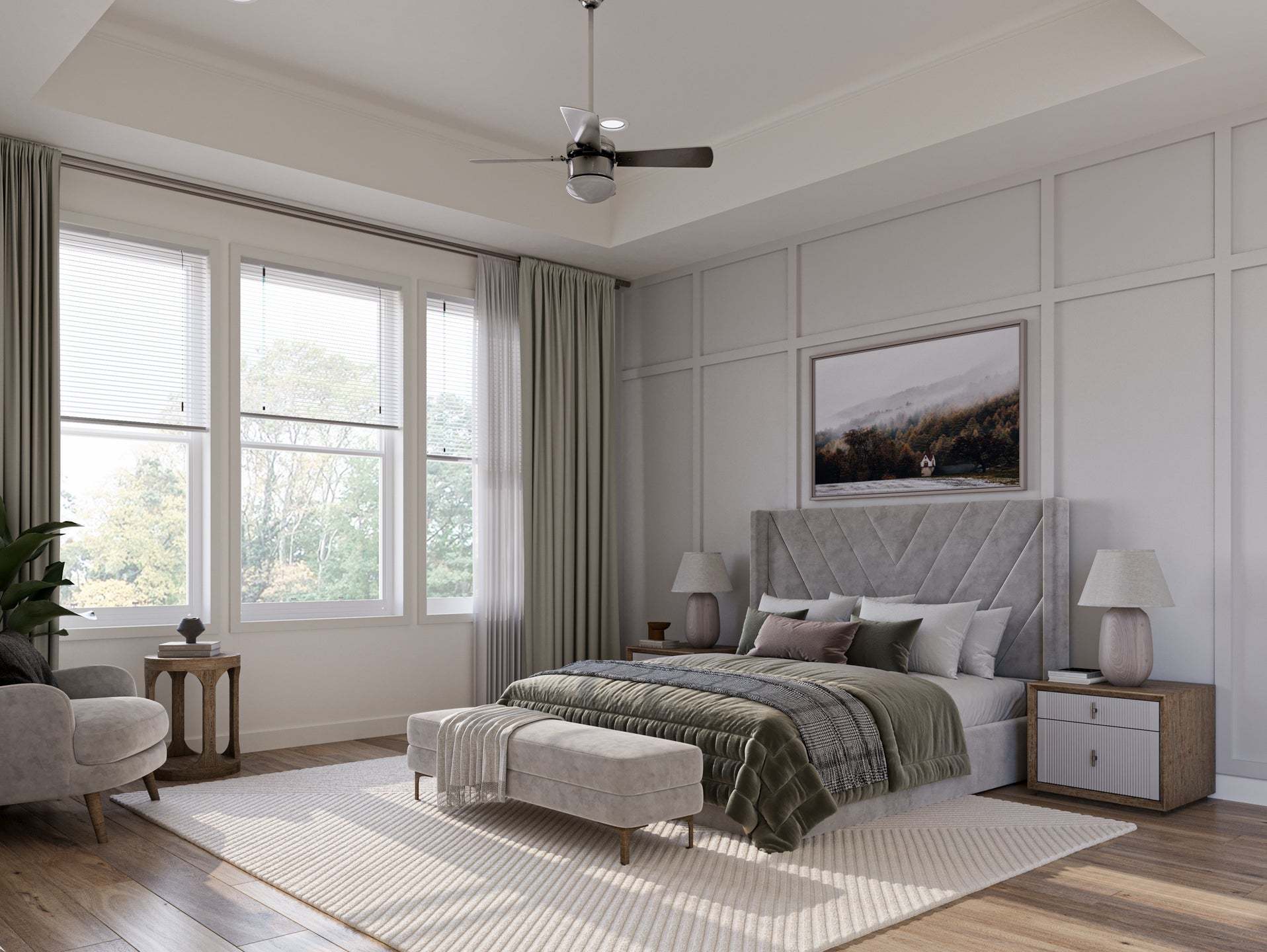 Conner - Interior Rendering - Primary Bedroom