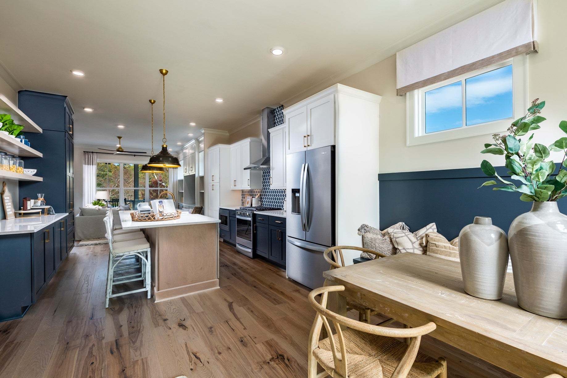 Harrison Home Design Breakfast Room and Kitchen