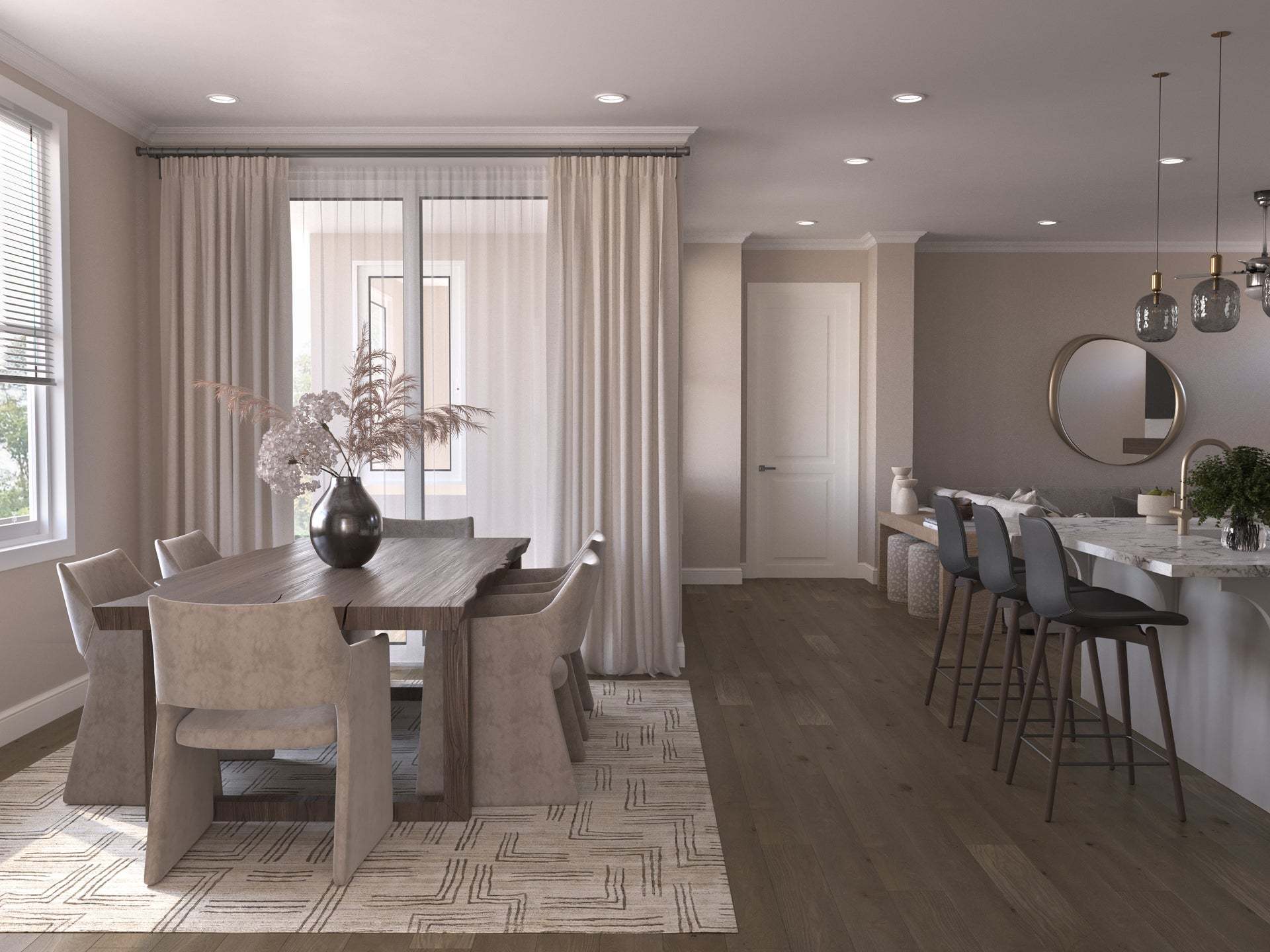 Dining Room - Interior Rendering