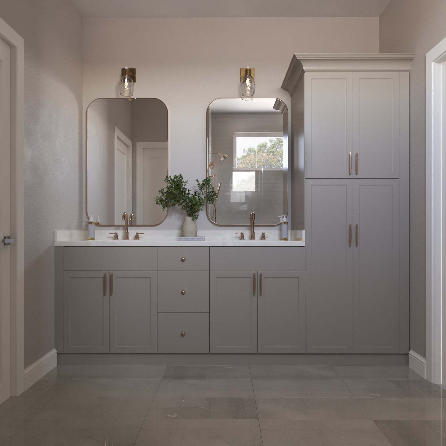 Owner's Bathroom - Interior Rendering