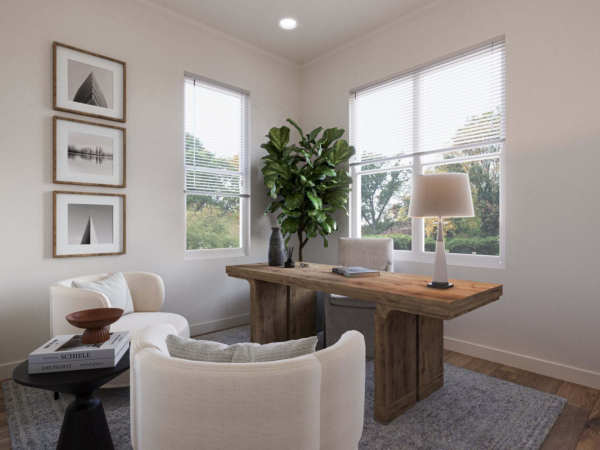Home Office / Flex Room - Interior Rendering
