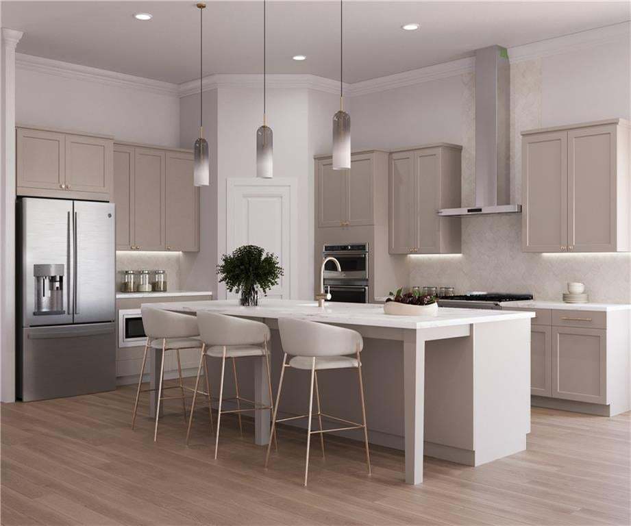 Well-appointed kitchen! Tons of storage. Photo not of actual home but of a previously built TPG home.