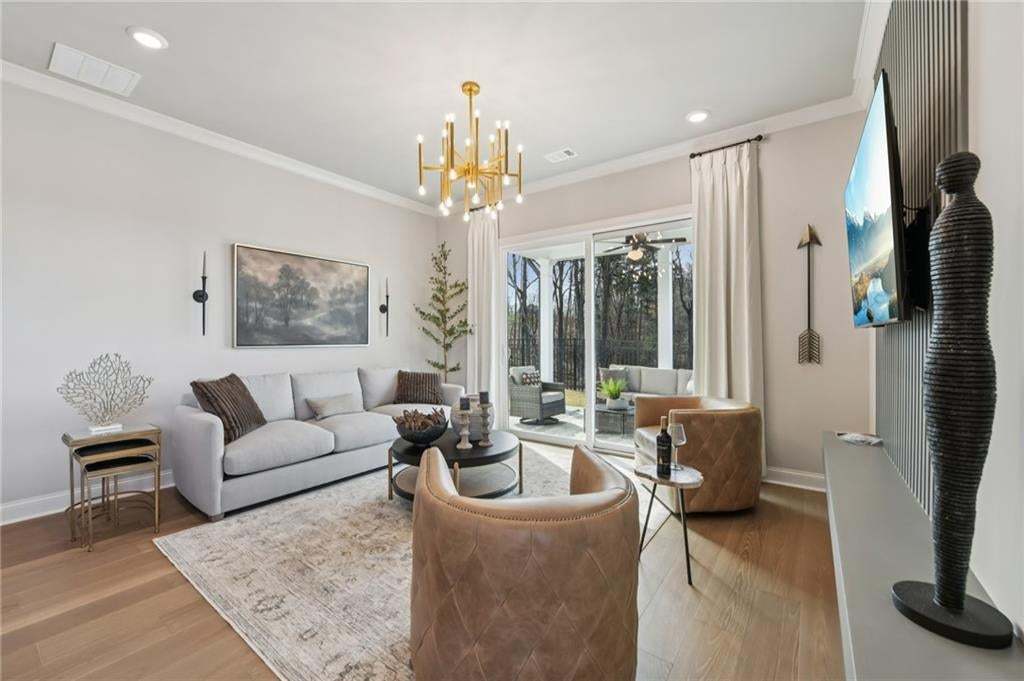 Family room,  Photo not of actual home but for representation purposes only.