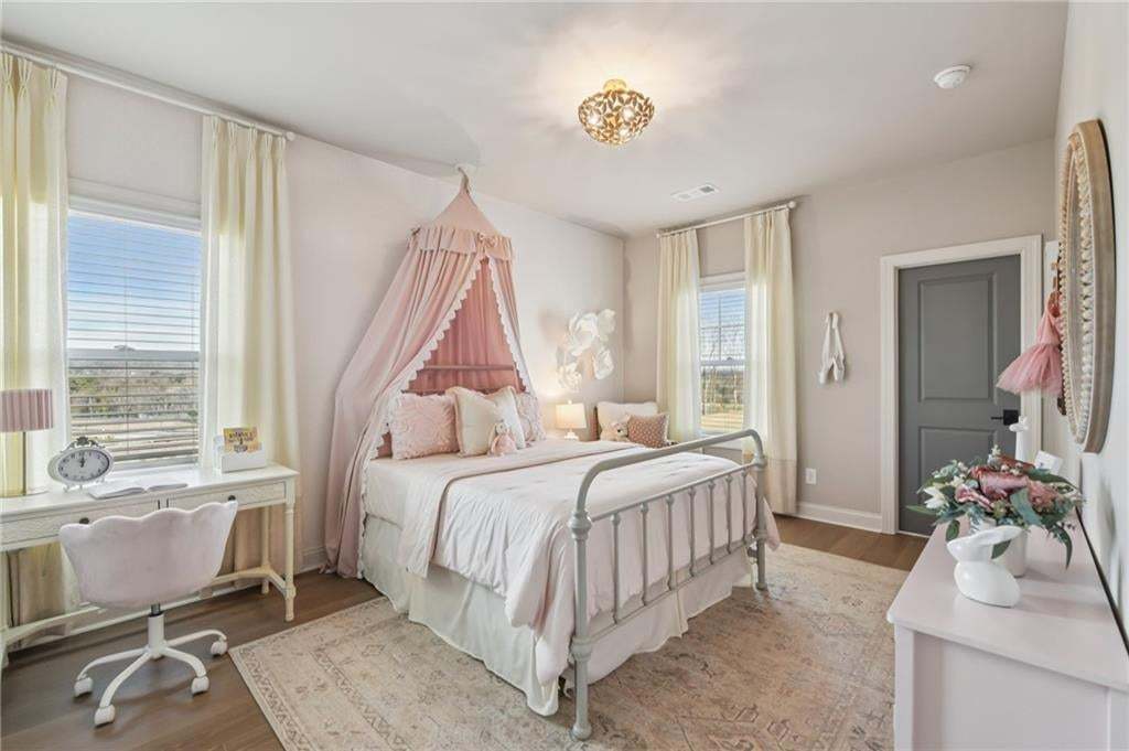 Another bedroom located on second floor. Photo not of actual home but for representation purposes only.