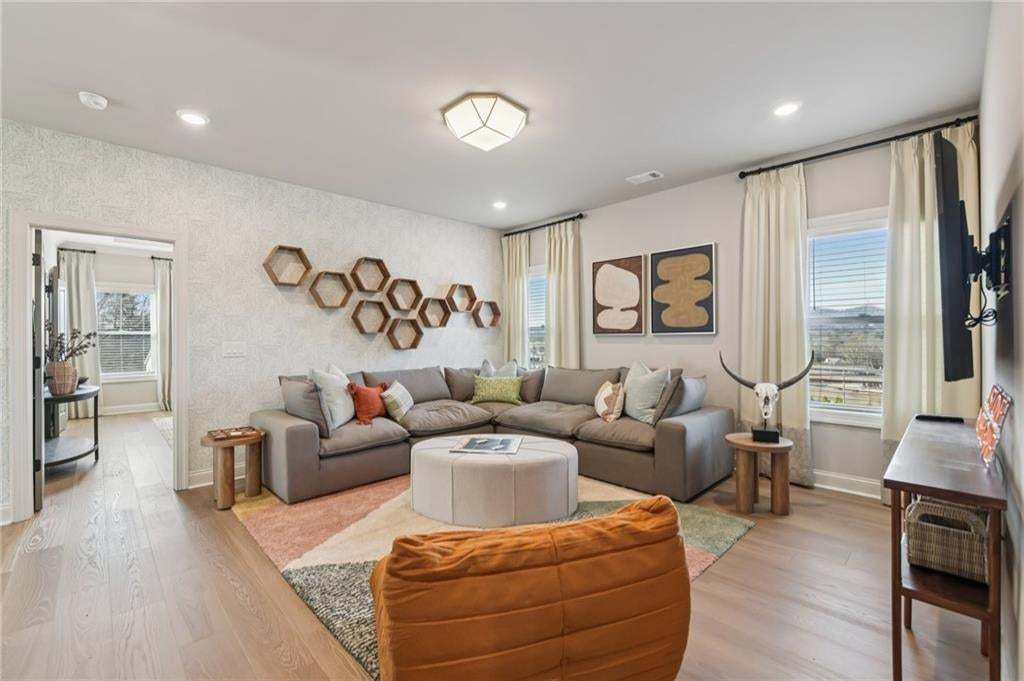 Loft area on second floor! So many options for this space. Photo not of actual home but for representation purposes only.
