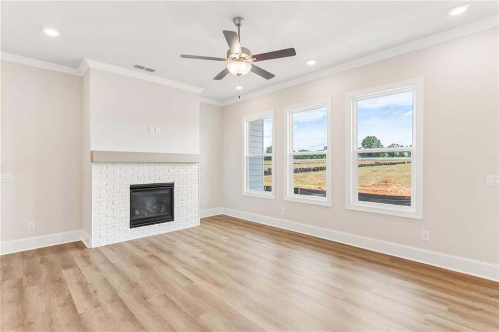 You will love the space found in the family room of the McDaniel plan. Move in ready!