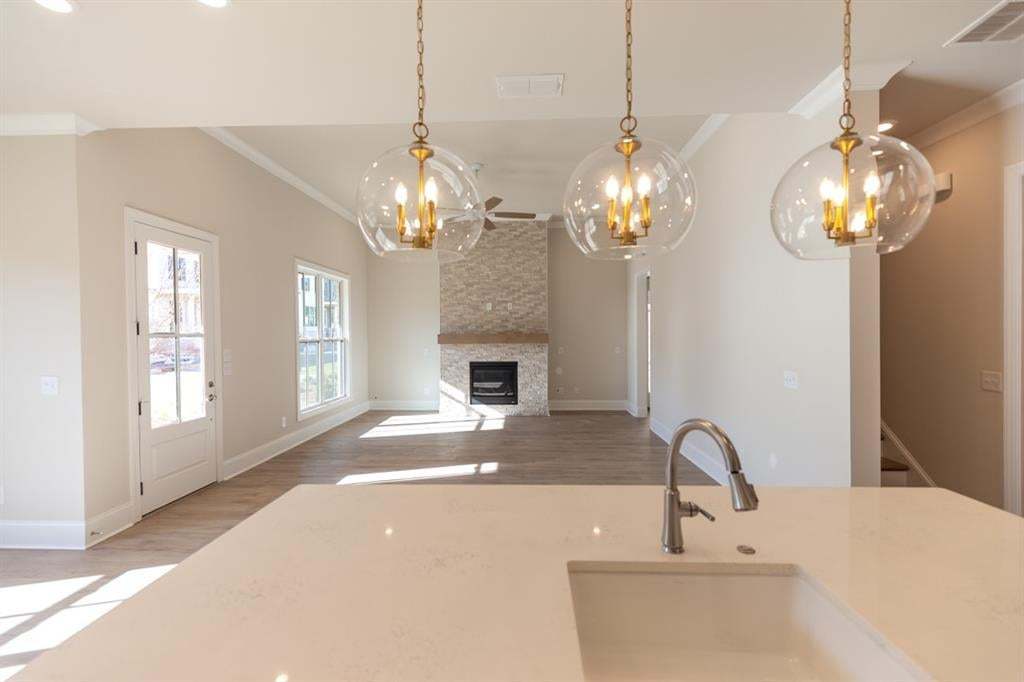 Love the family room space in the Hampton II by the Providence Group.  Photo is for representation purposes only, not of actual home but a previously built home by The Providence group.