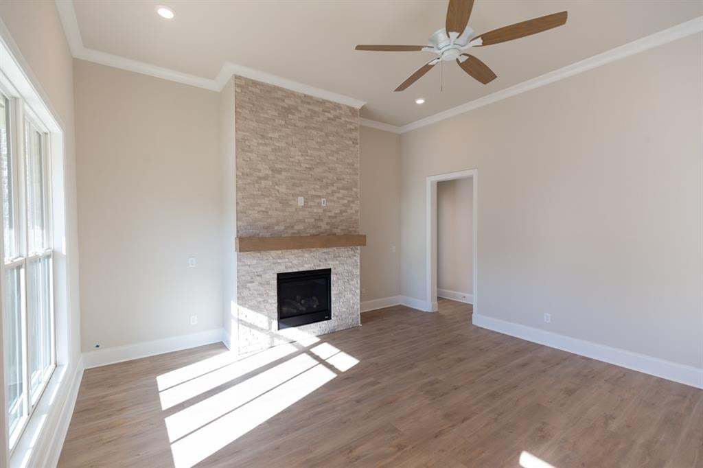 The Hampton is a 2,382 square foot home.  Features plenty of living space, primary bedroom on main floor.  Photo is for representation purposes only, not of actual home but a previously built home by The Providence group.
