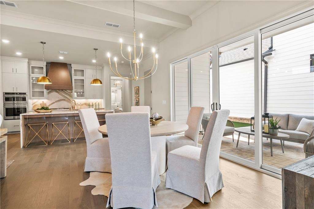 Stunning doors on some of the Langston models that truly allow for that indoor/outdoor living. Photo not of actual home but for representation purposes only.