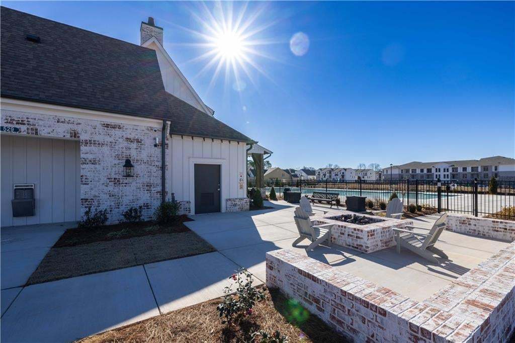 Love this outdoor space!! Photo not of actual clubhouse, for representation purposes only.