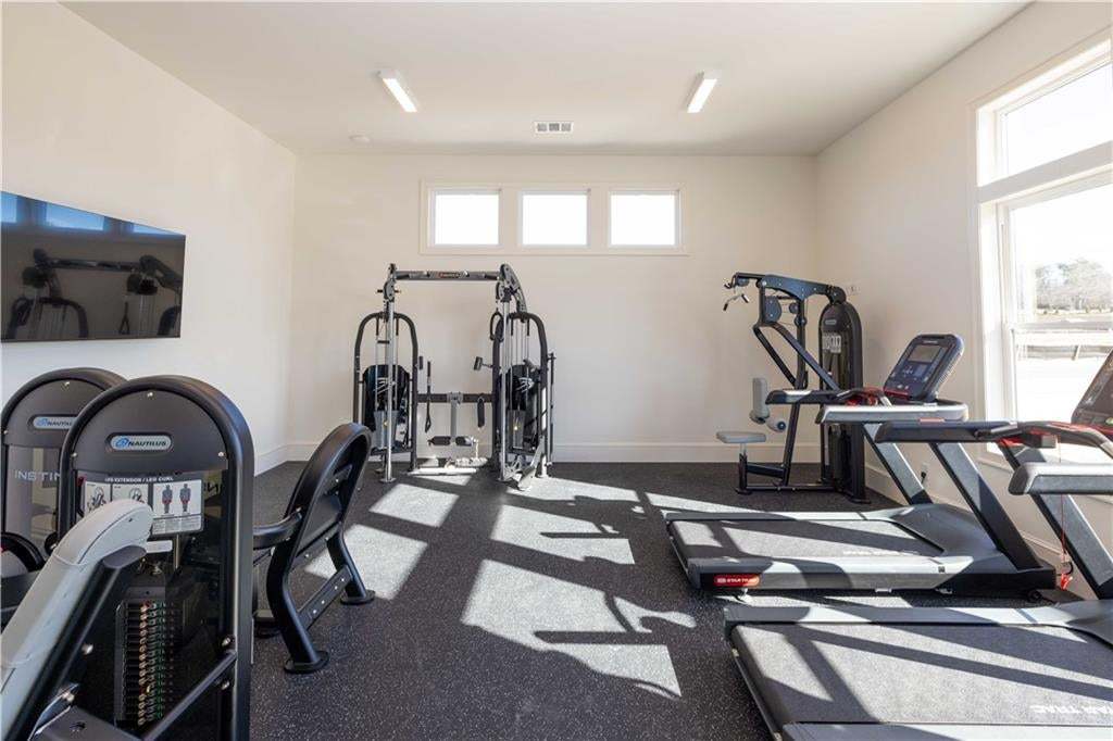 Save money on your monthly fitness routine and use the fitness center here at your clubhouse!!