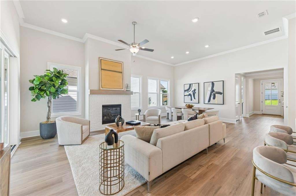 Open concept living at its finest.  The Braydon at the Aberdeen community in Hoschton. Photo not of actual home but a previously built TPG home.