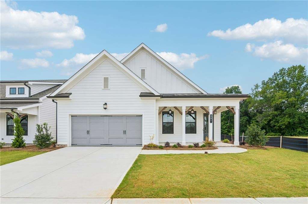 Inviting front porch