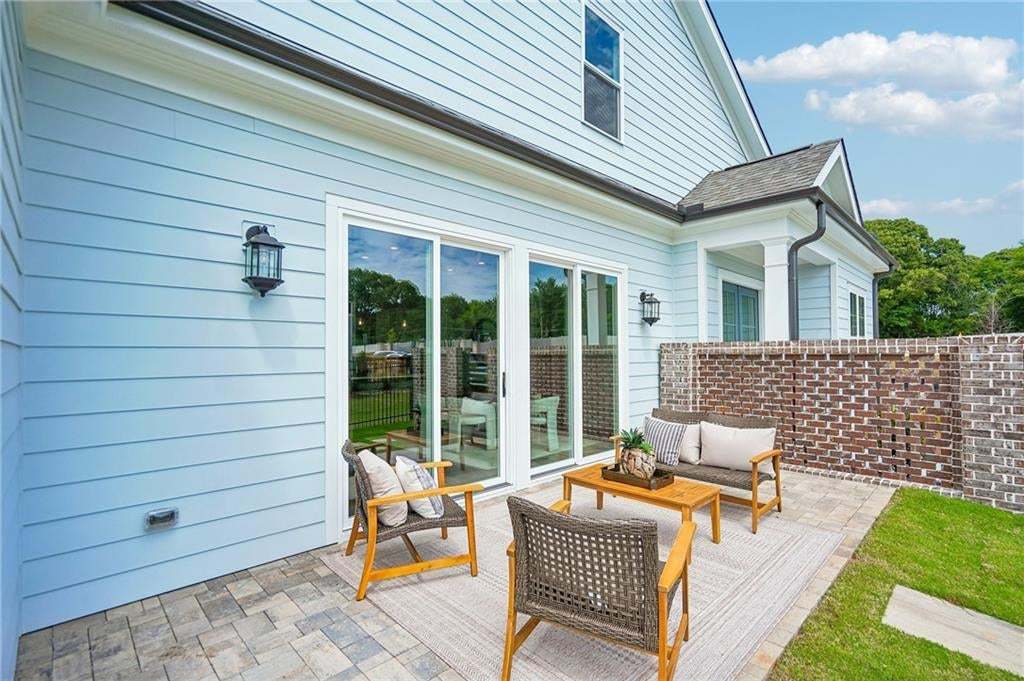The curb appeal from the outside of this home just lets you know, the inside is going to be super special! The brick columns heading to the private backyard are elevated!! Not of actual house but for representation purposes, previously built TPG home.
