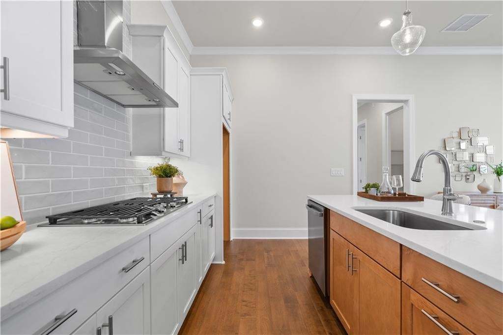 The Lily on homesite 325 is a new construction home and has a time for completion around May/June 2027.  That means you as the new homeowner have the ability to go to our design center and select your interior finishes. Photo not of actual home but a sim