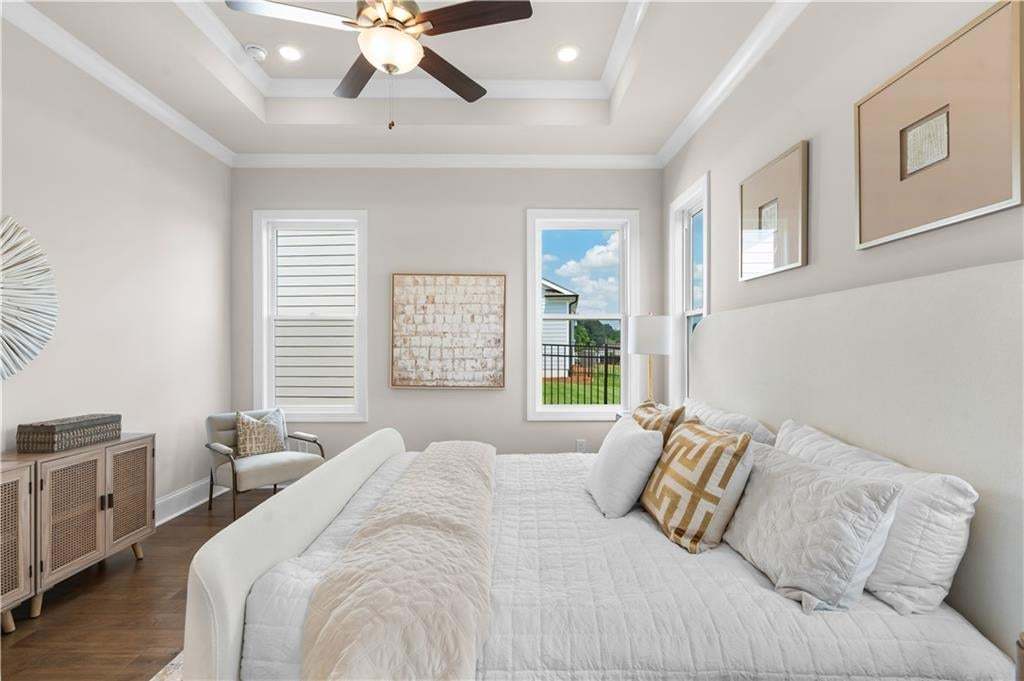 Primary bedroom.  Photo not of actual home but a similar TPG previously built home.
