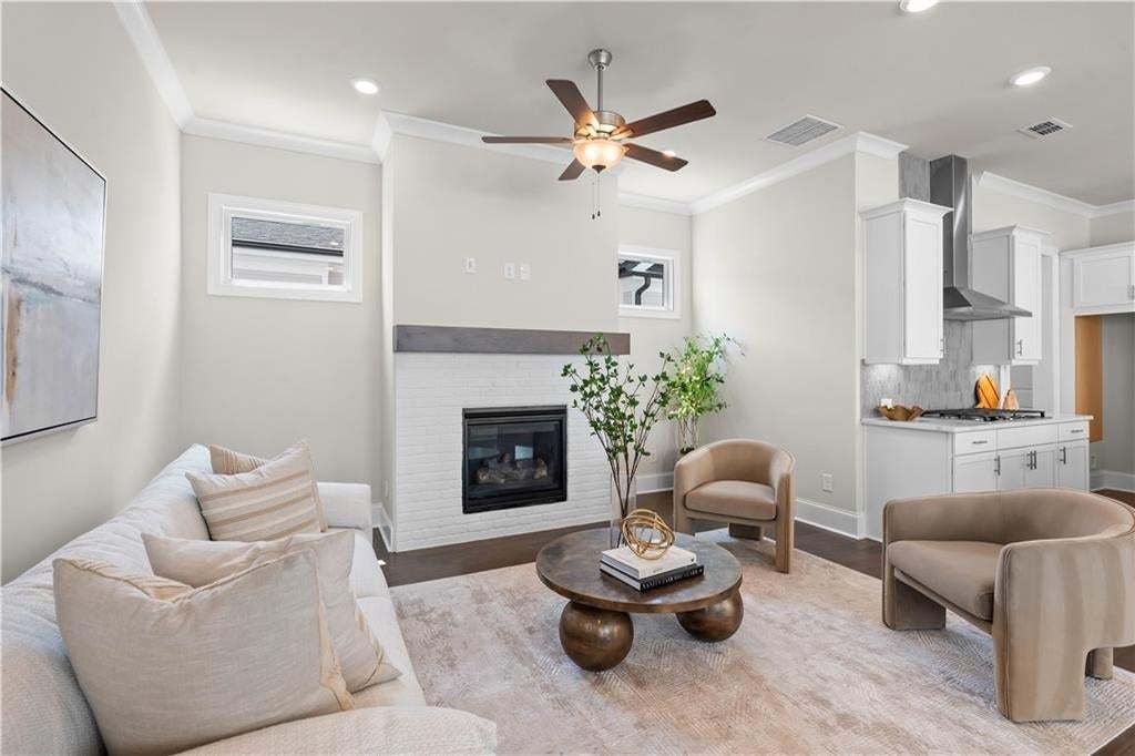 The Orchid of the Villas at Aberdeen home collection.  Primary on main for easy living! Photo not of actual home but a similar TPG previously built home.