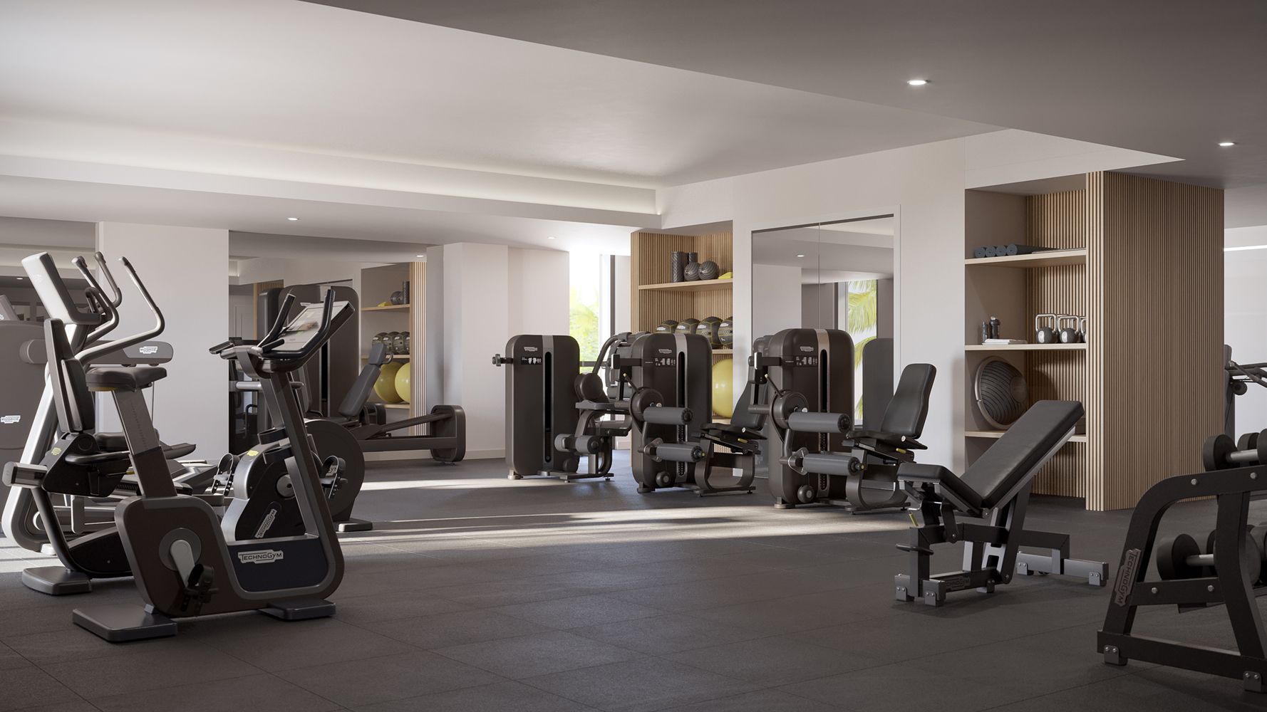 Fitness Room (Artist Rendering)