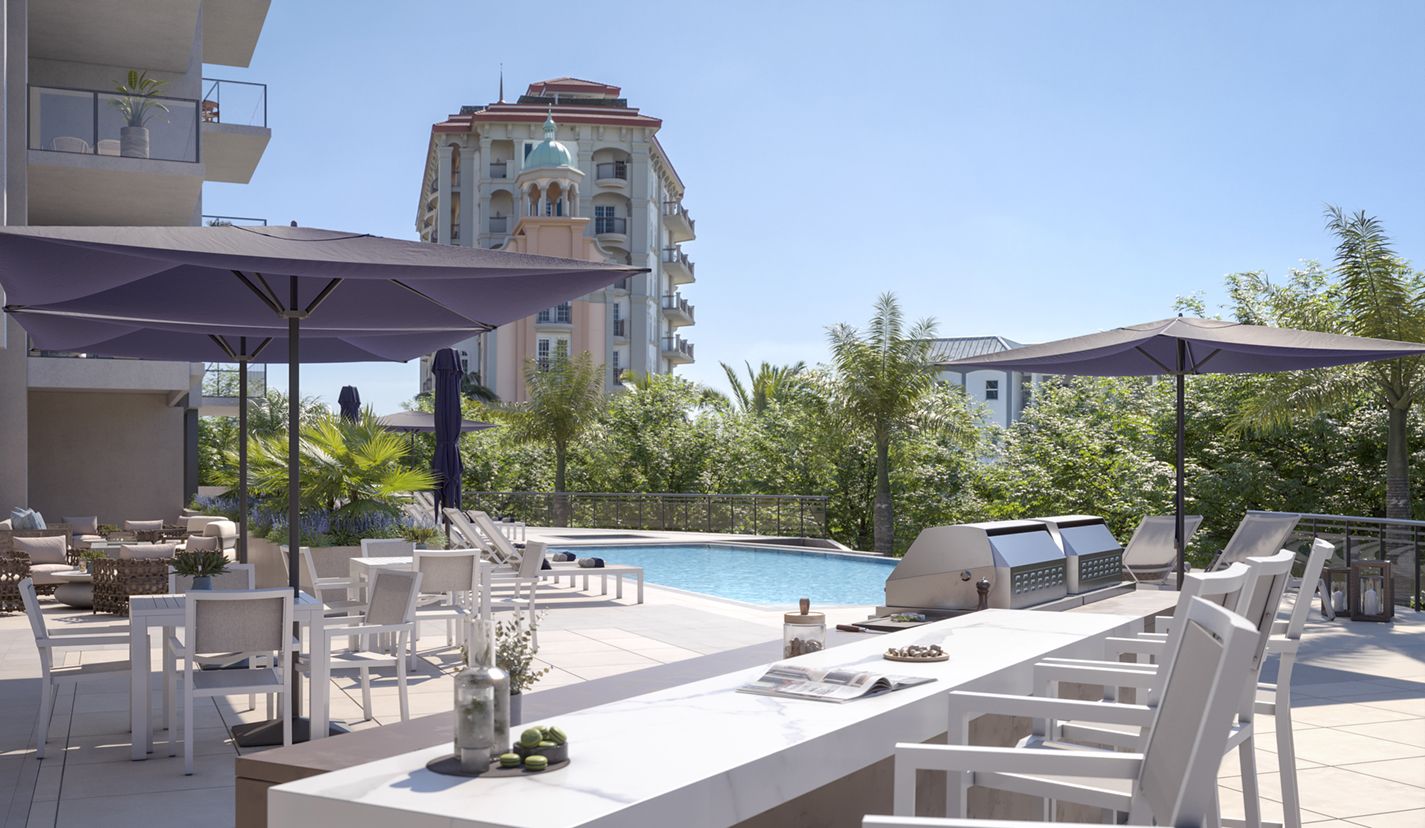 Pool deck