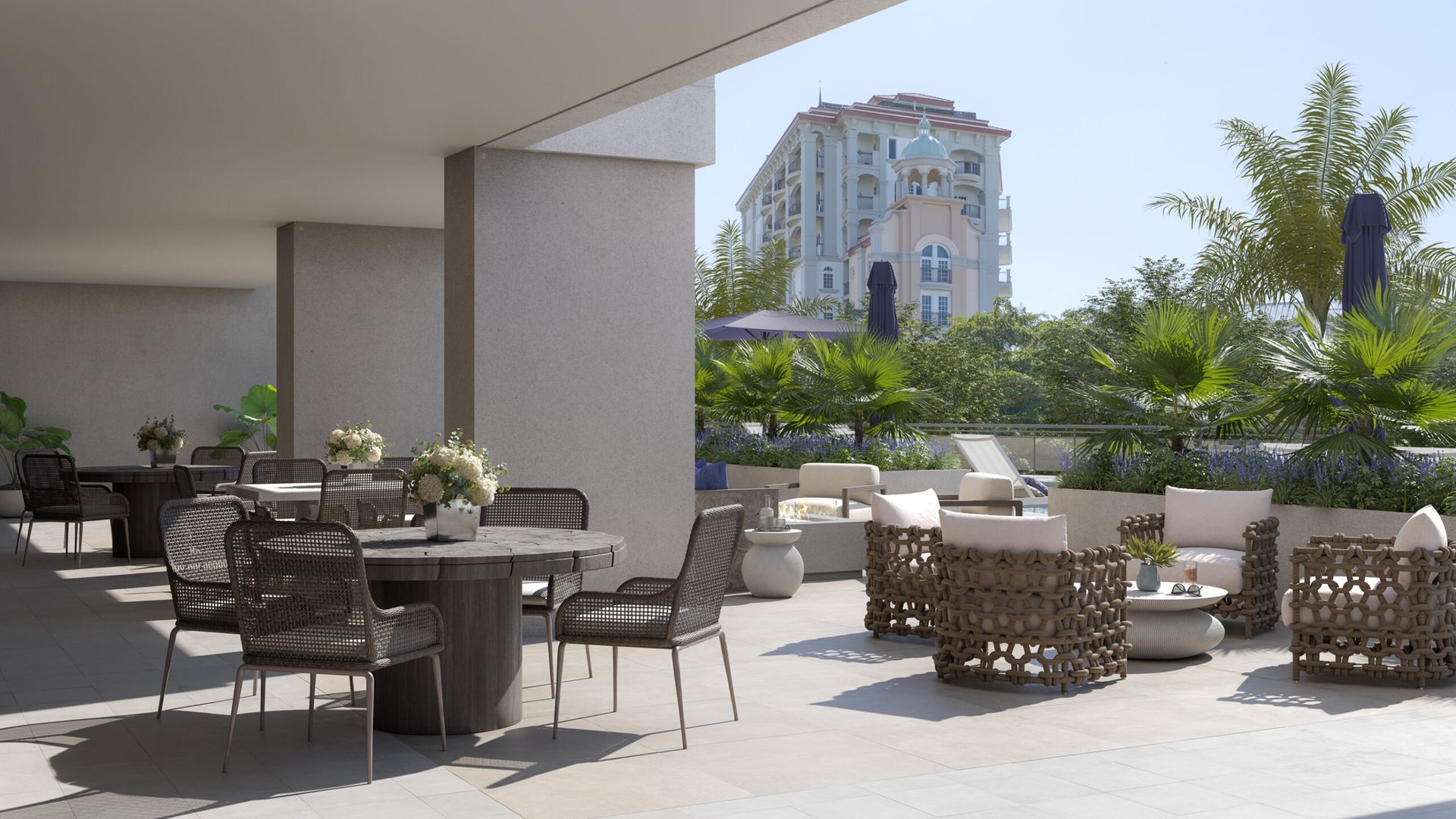 Pool deck