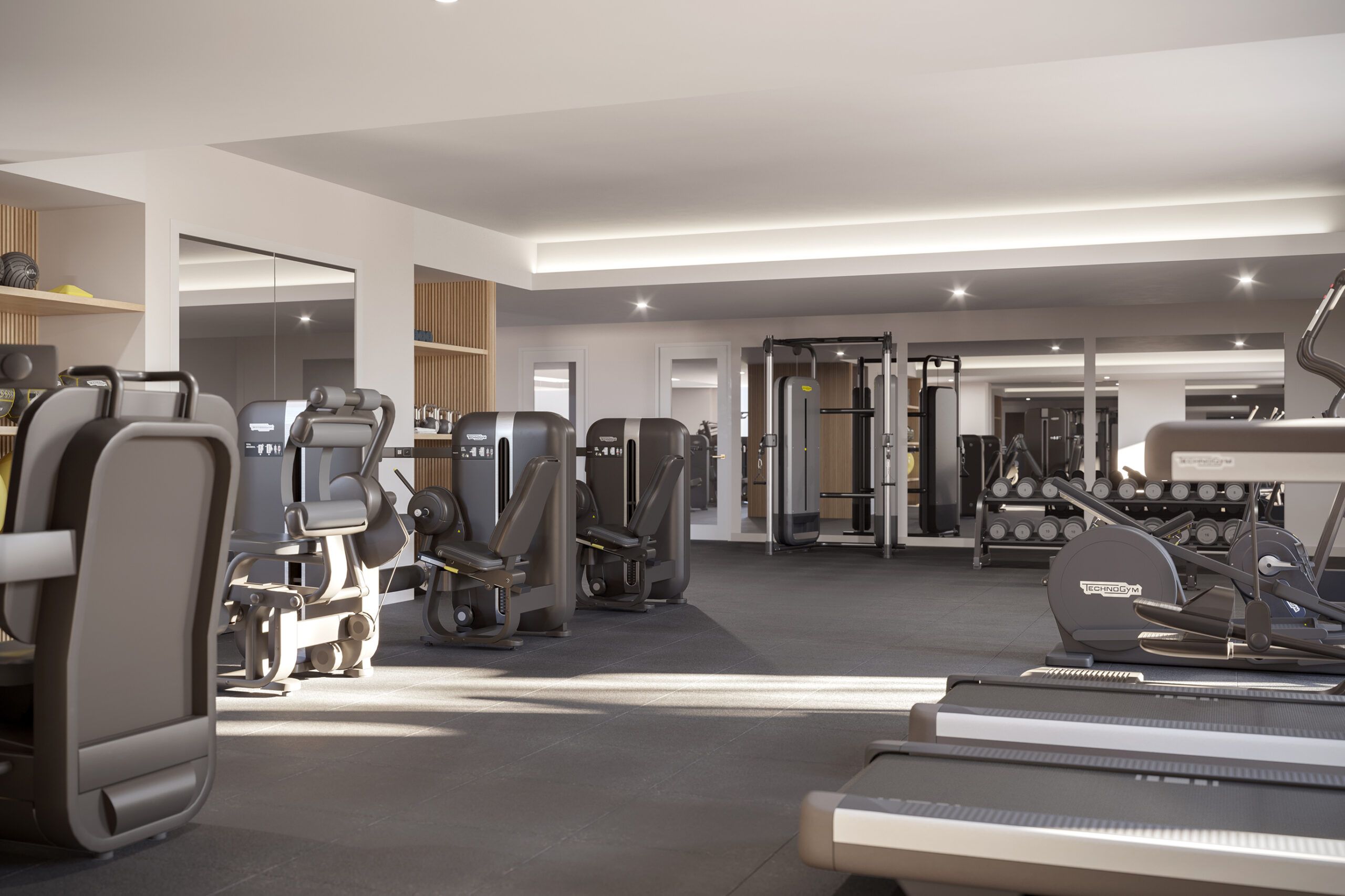 Fitness Room (Artist Rendering)