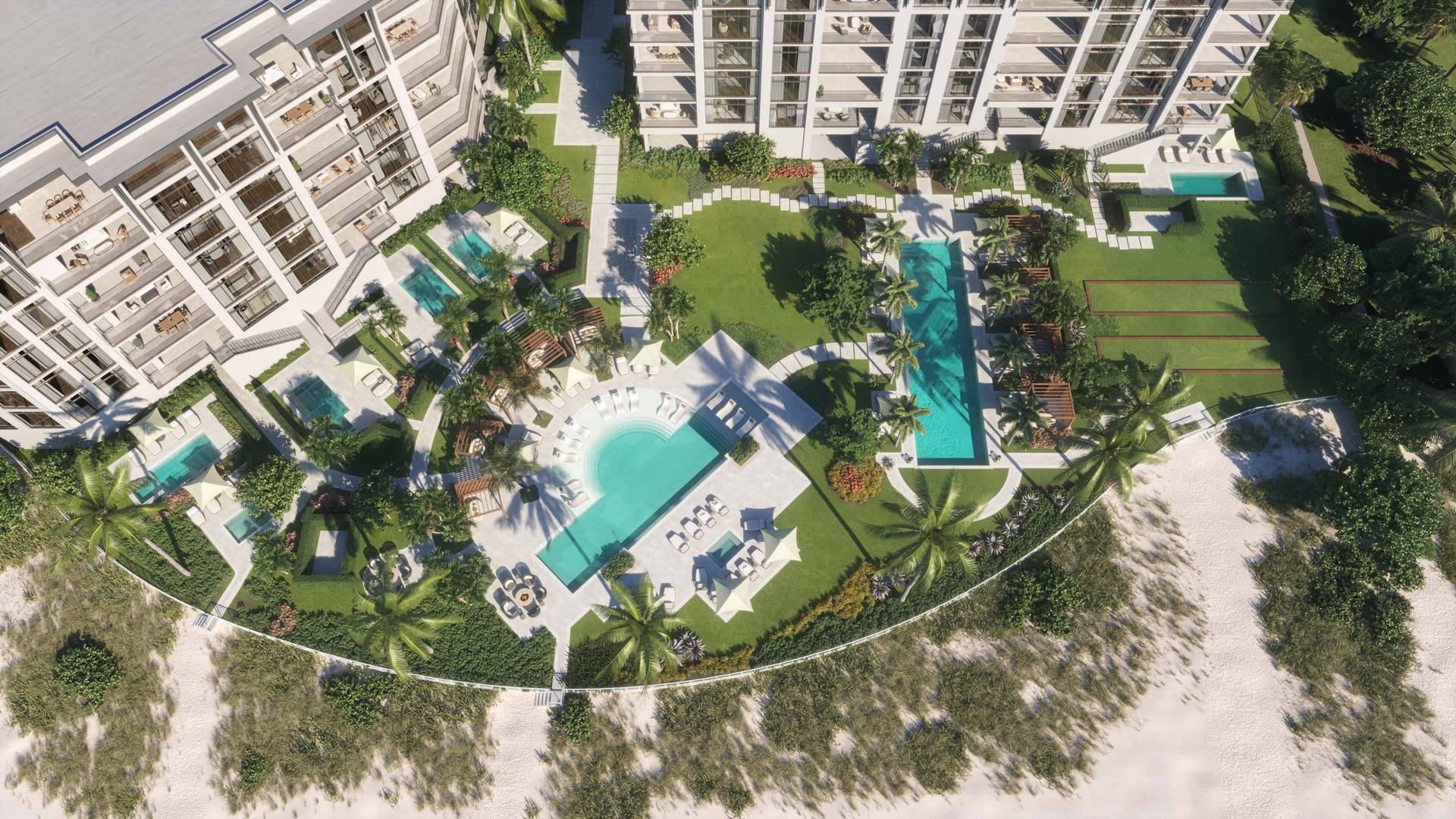 Aerial Pool View