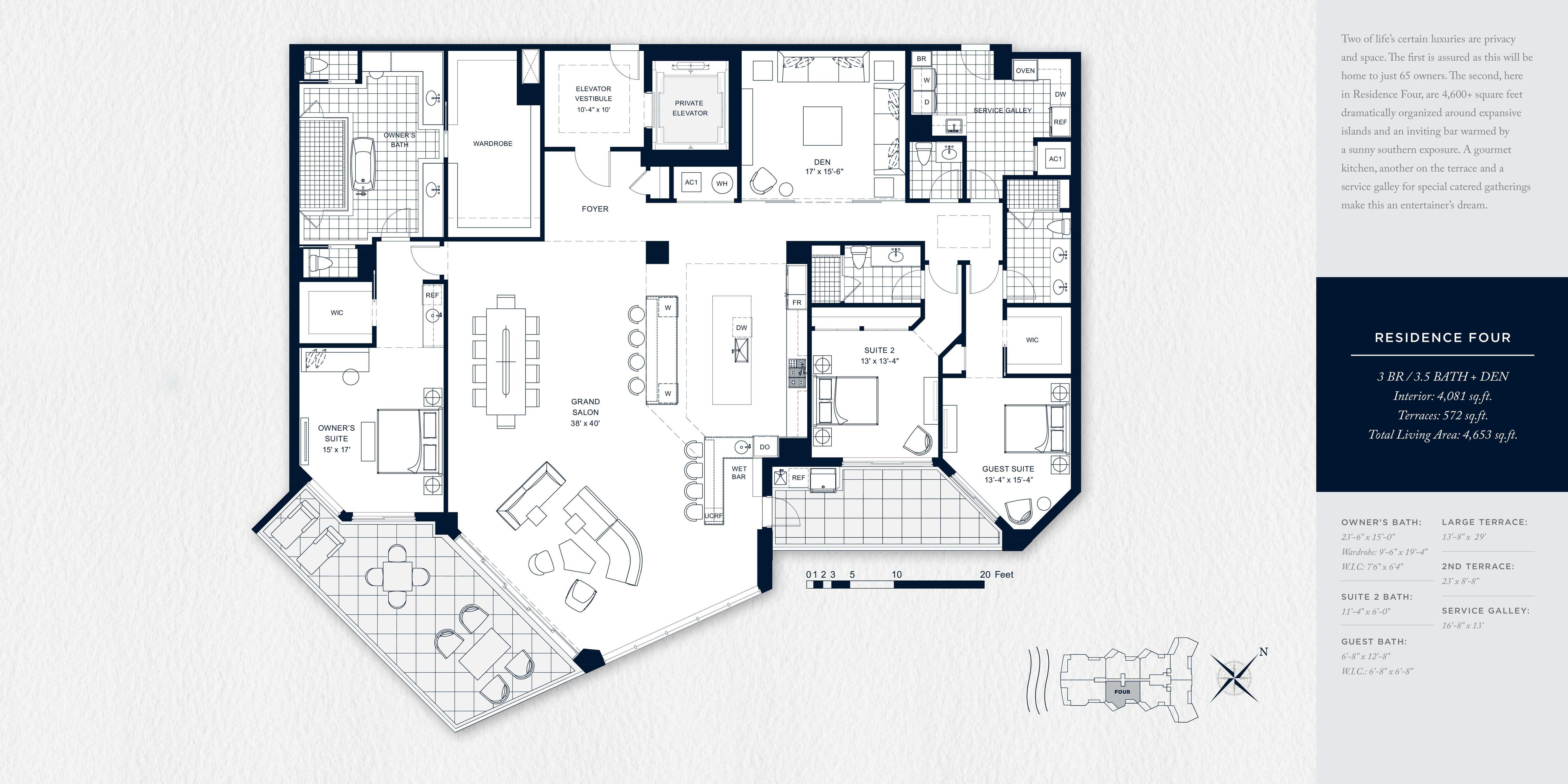 Rosewood Residence Lido Key Residence Four