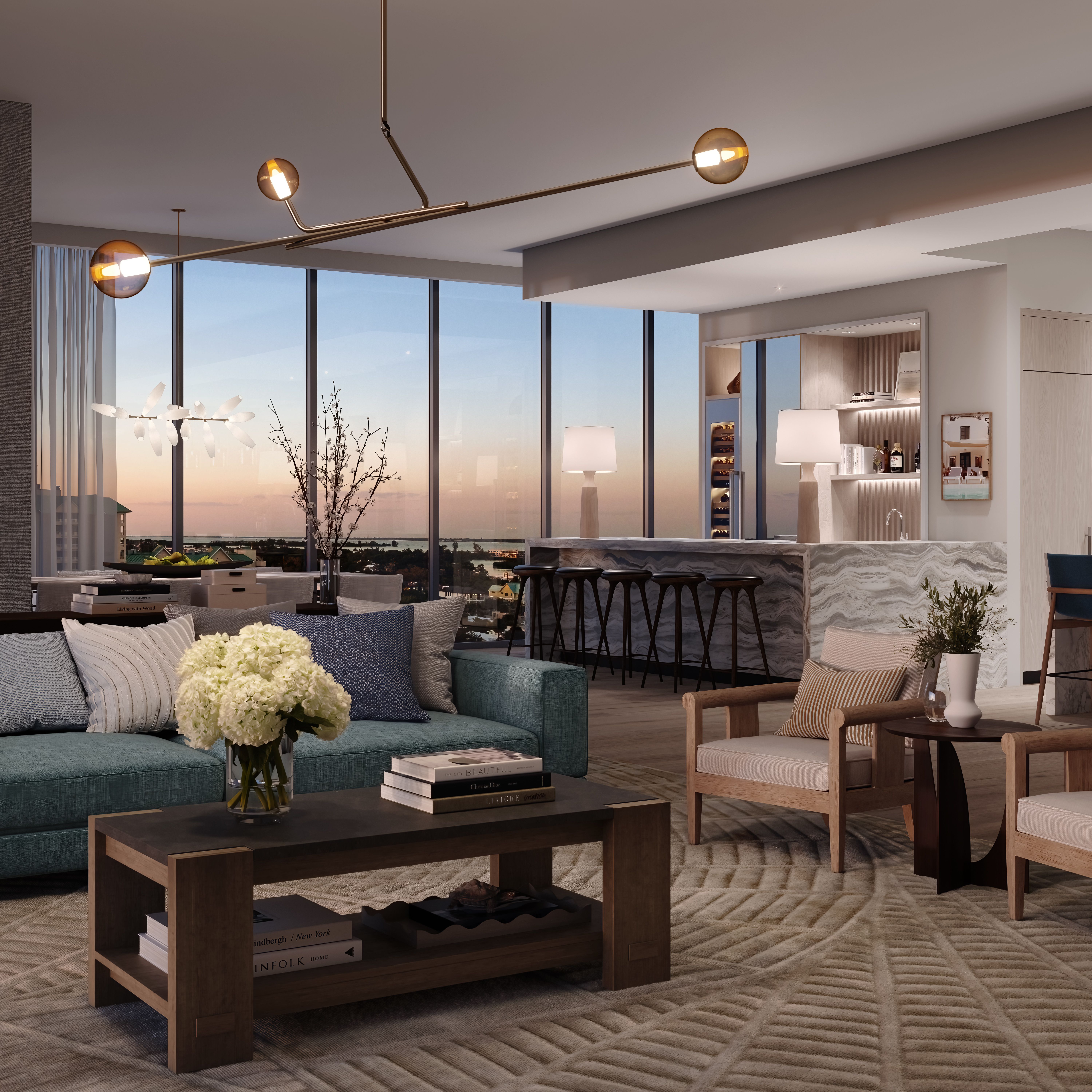 Living Room Bar Residence One