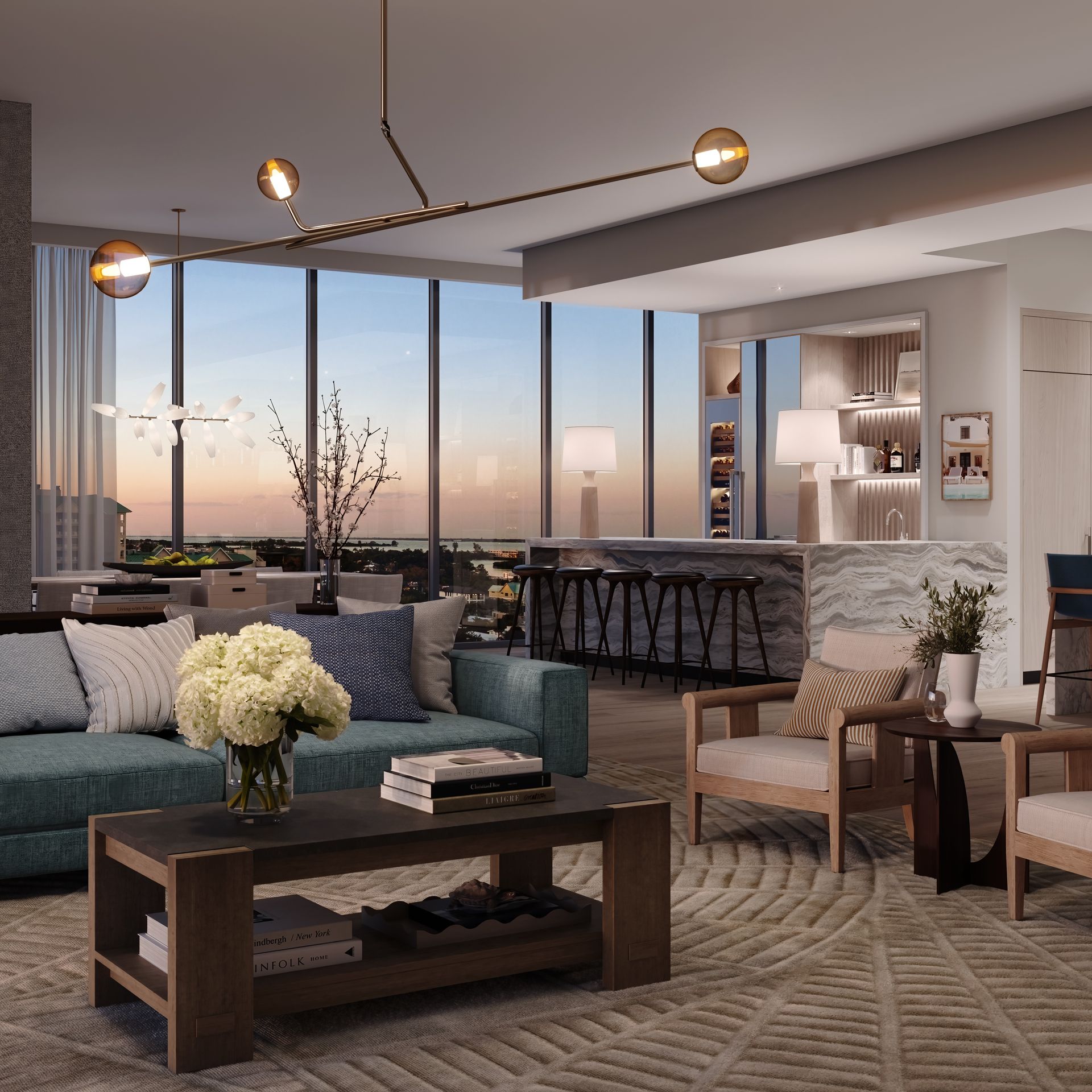 Living Room Bar Residence One