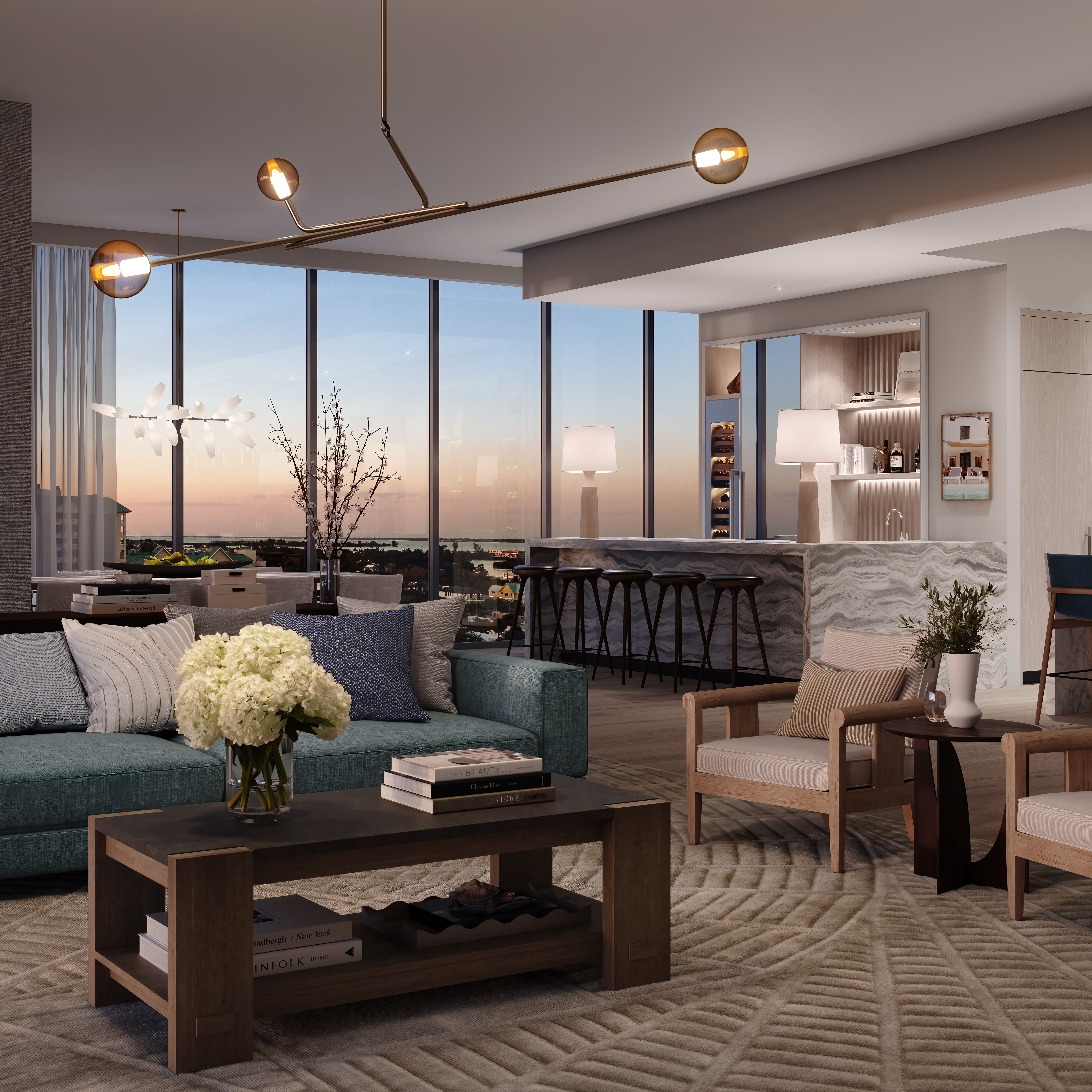 Living Room Bar Residence One