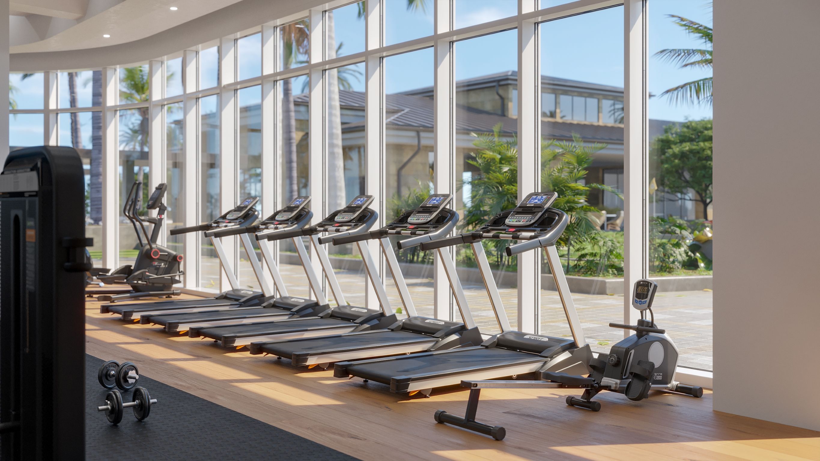 Infinity Fitness Room - artist rendering