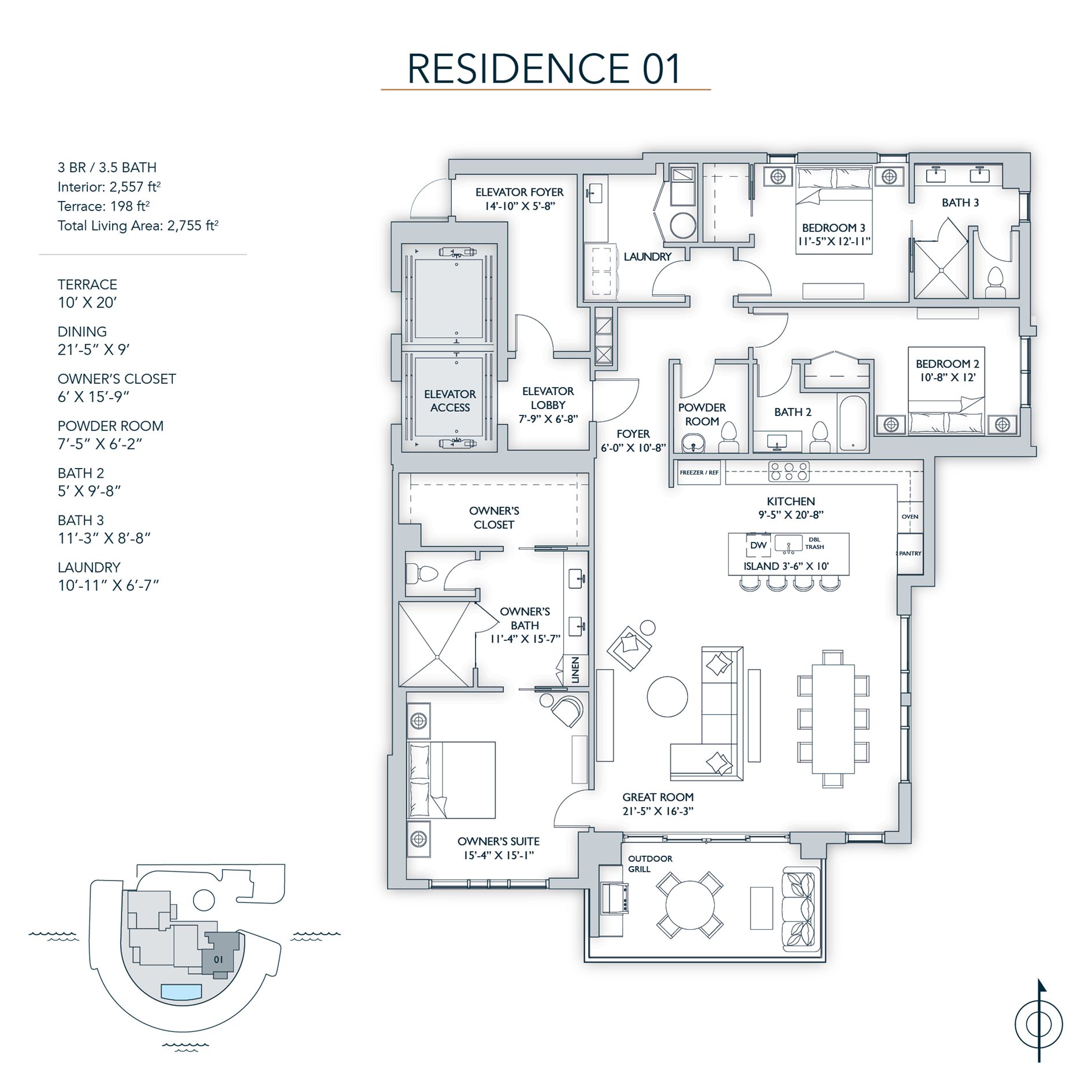 Residence 01 Floorplan