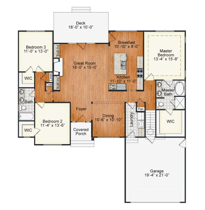 1st Floor - Floor Plan