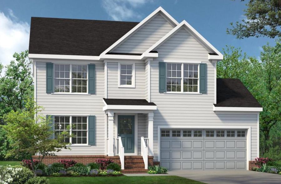 Theresa A W/ 2 Car Garage by Hastings Homes in Norfolk-Newport News VA