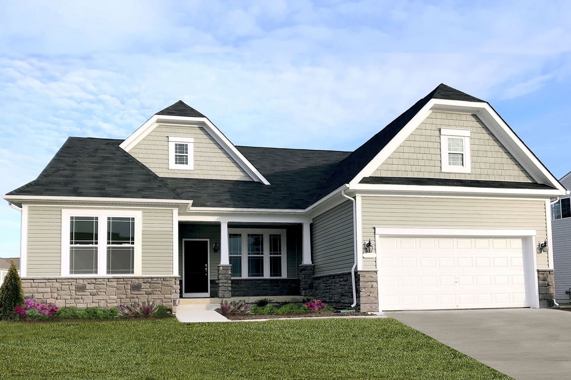 Graywood Springs - The Warwick Ranch Home design by Timberlake Homes 