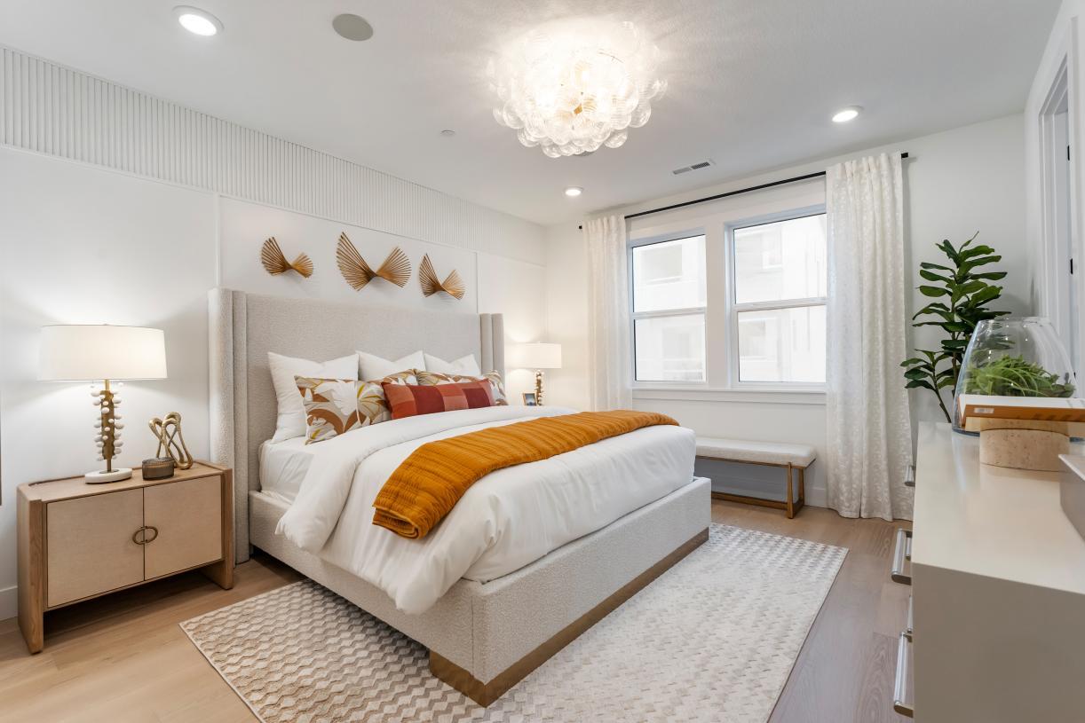 Secluded primary bedroom retreat