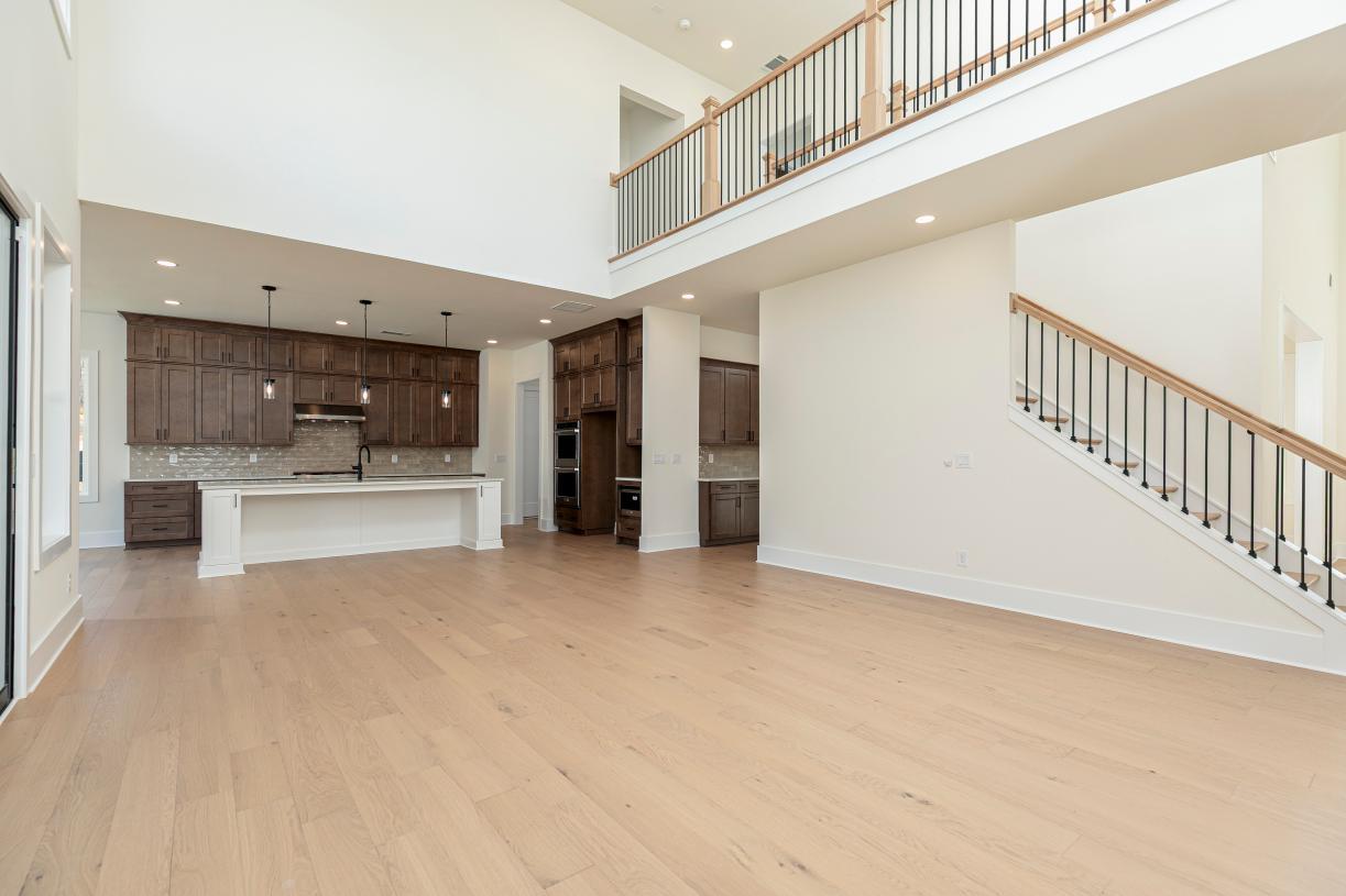 Open-concept layout