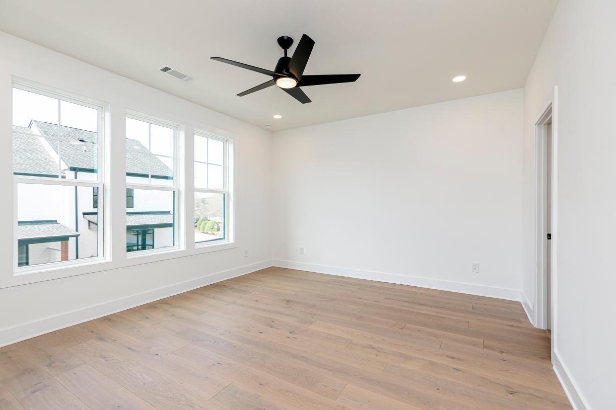 Spacious primary bedroom